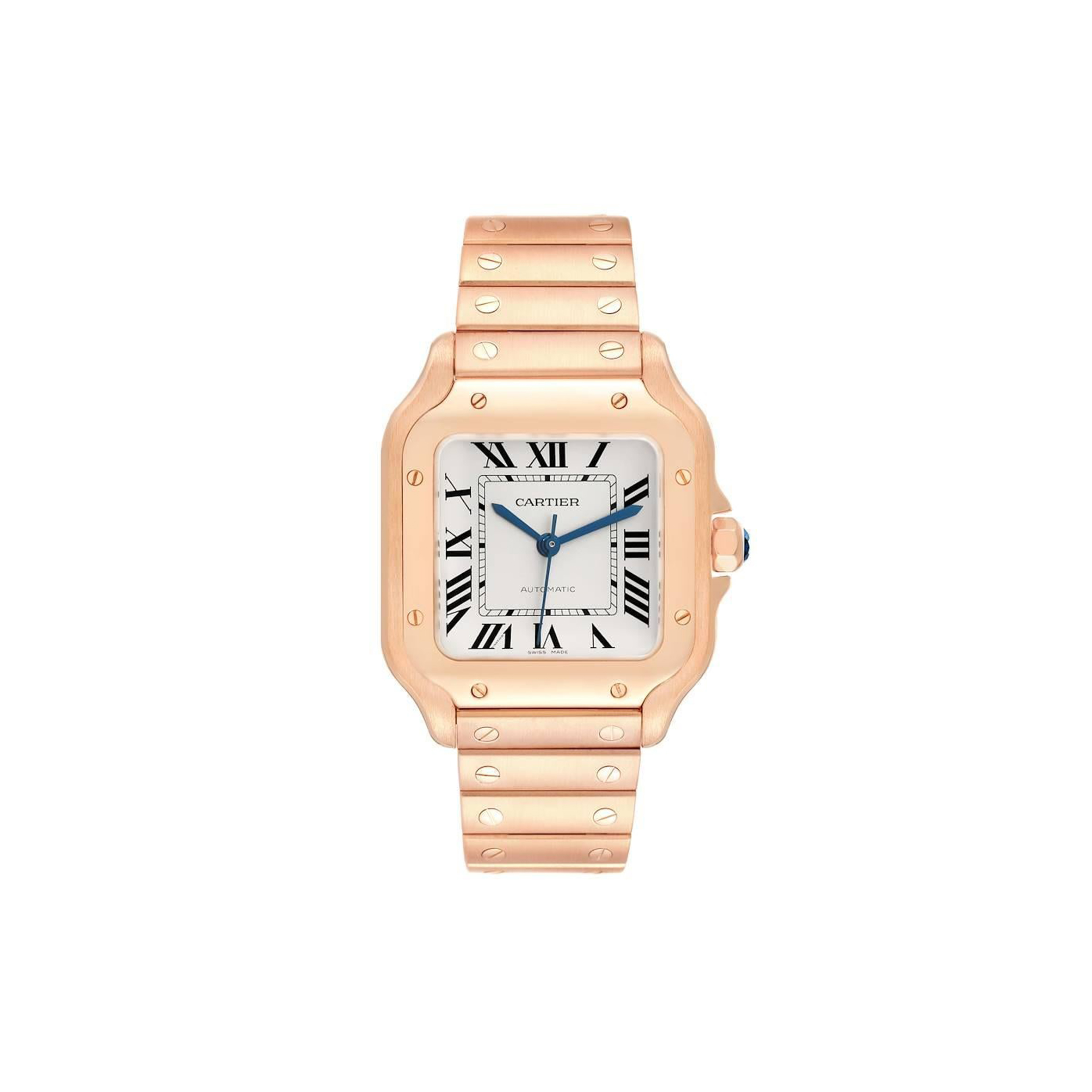 CARTIER SANTOS ROSE GOLD MIDSIZE 35.1MM  WATCH WGSA0008